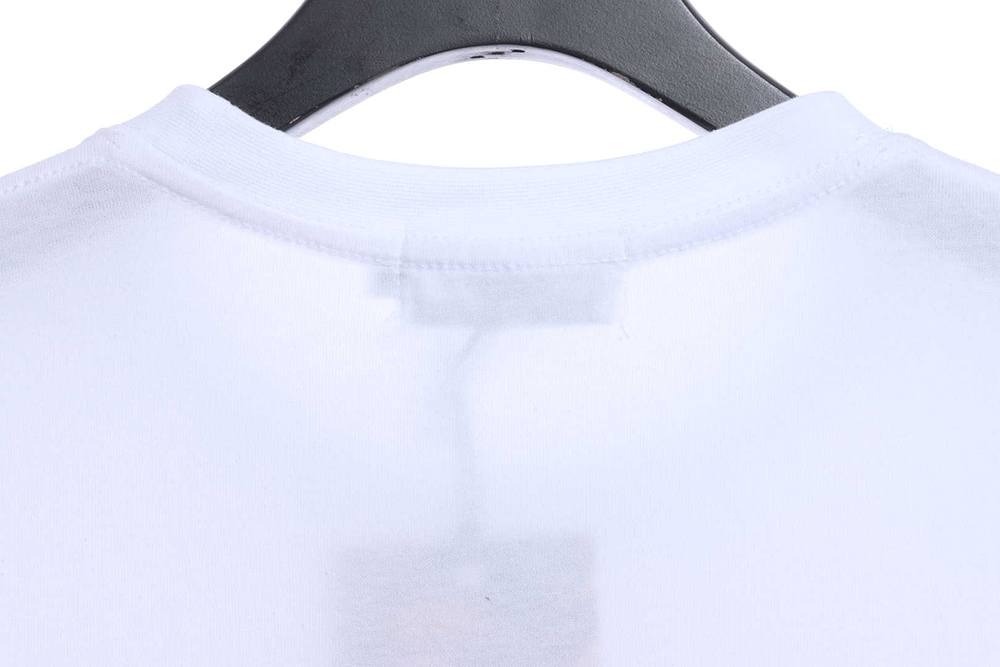 BAPE ape head logo color print short sleeve TSK1