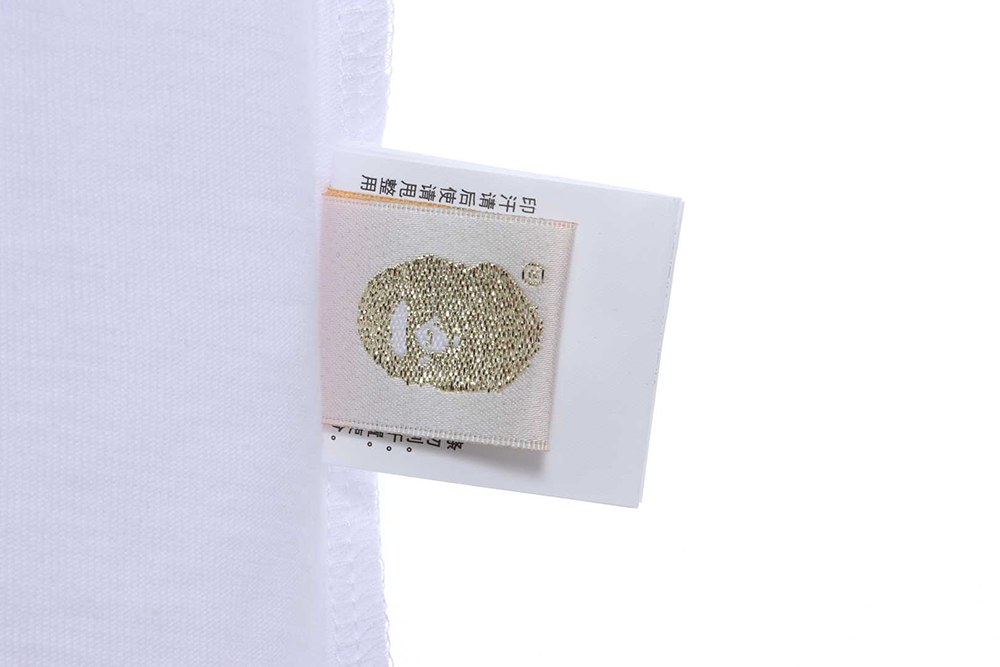 BAPE ape head logo color print short sleeve TSK1