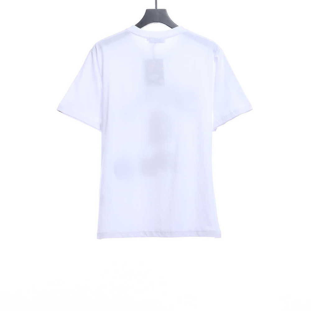 BAPE ape head logo color print short sleeve TSK1