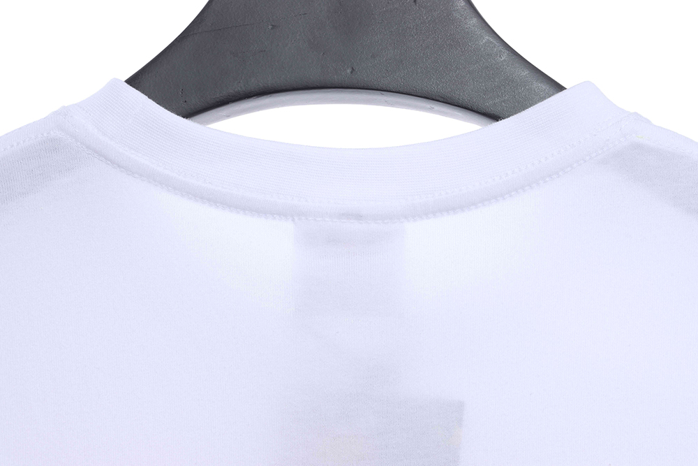 BAPE monogram label print short sleeves