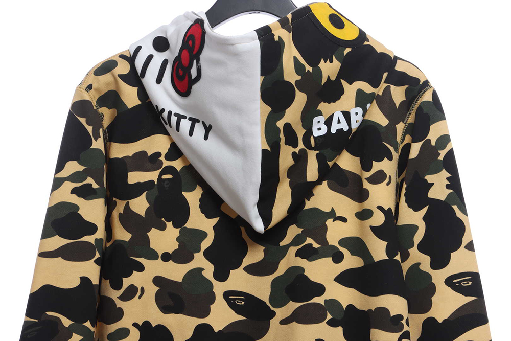 BAPE joint hell kitty camouflage zipper hoodie TSK1