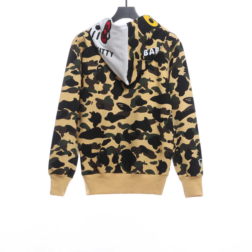 BAPE joint hell kitty camouflage zipper hoodie TSK1