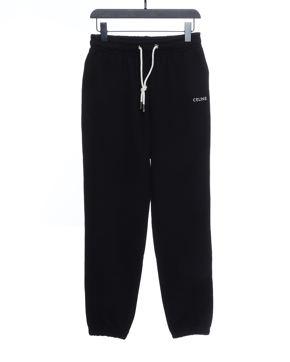 selena capsule collection embroidered logo terry trousers