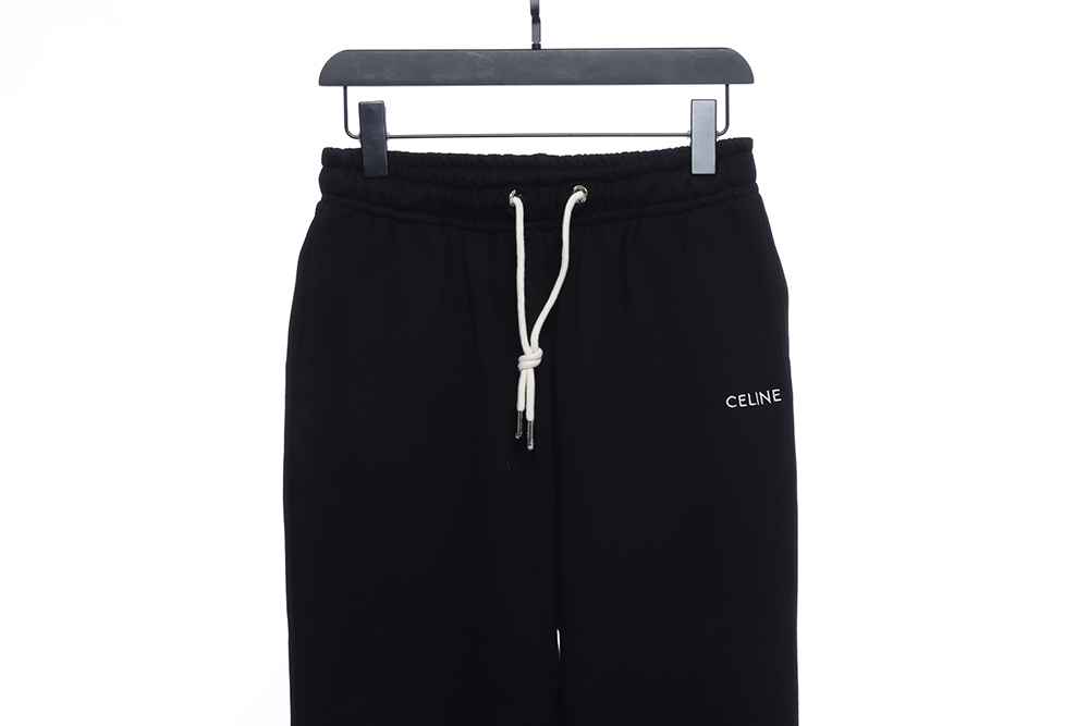 selena capsule collection embroidered logo terry trousers