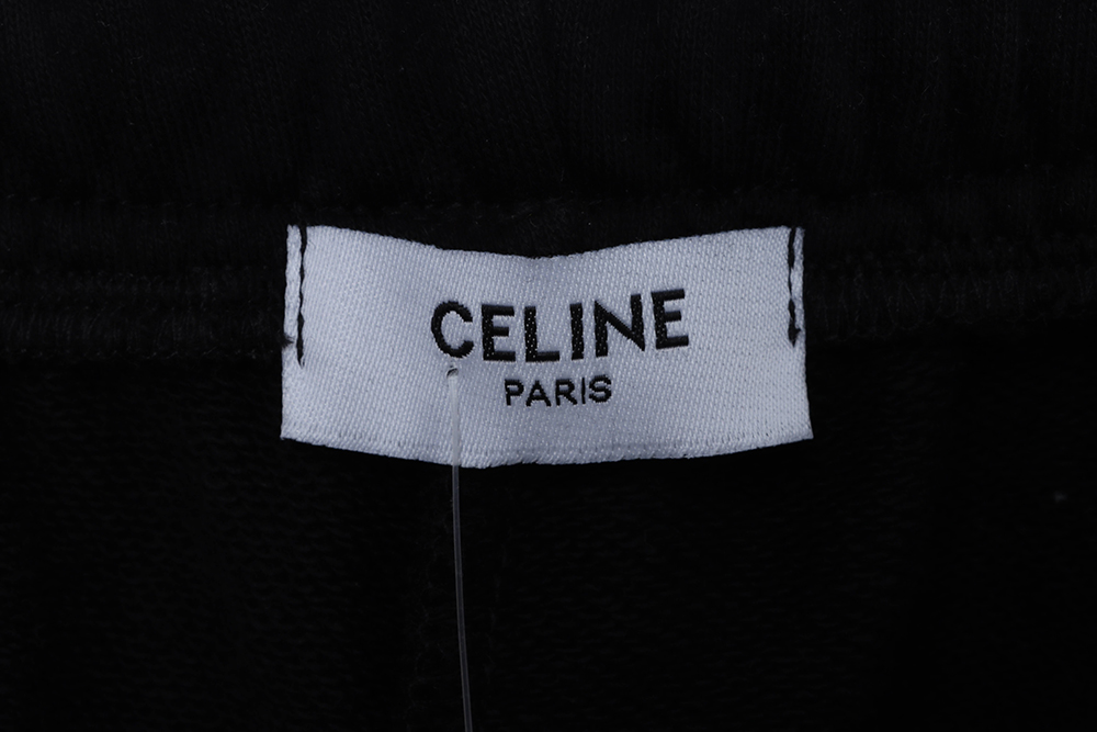 selena capsule collection embroidered logo terry trousers