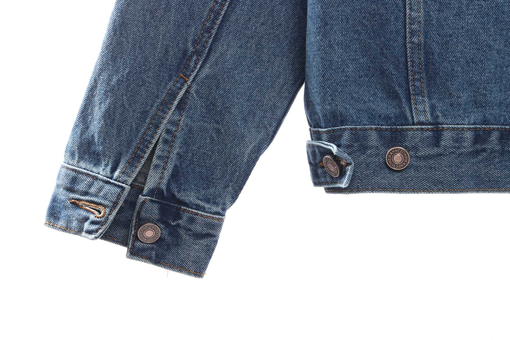 Selena Fake Two Piece Hooded Denim Jacket