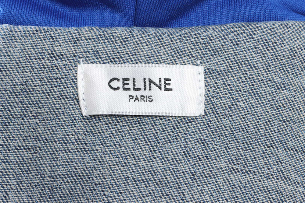 Selena Fake Two Piece Hooded Denim Jacket