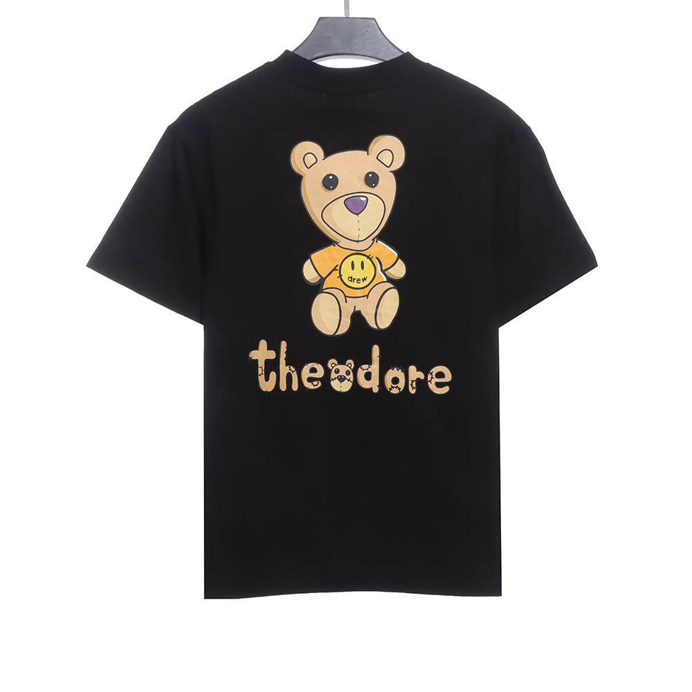Drew cartoon funny bear print short sleeve TSK1
