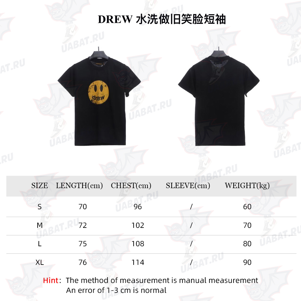 DREW Washed Old Smile Short Sleeves