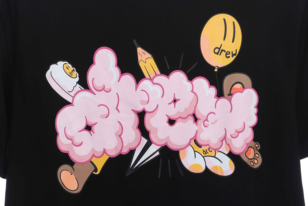 Drew Smiley Balloon Graffiti Short Sleeve TSK1