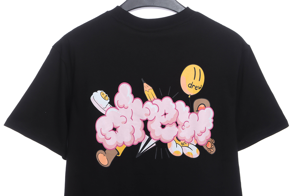 Drew Smiley Balloon Graffiti Short Sleeve TSK1