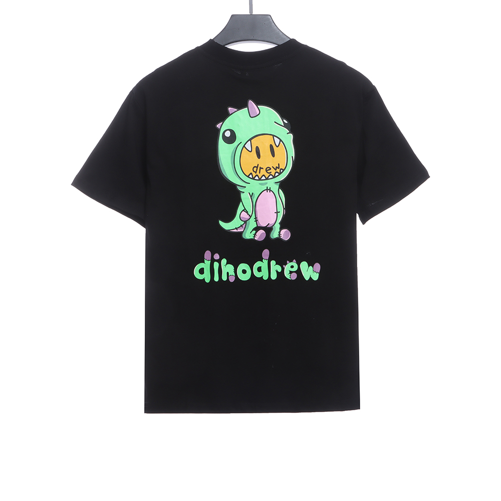 DREW cartoon dinosaur print short sleeves