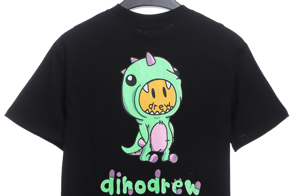 DREW cartoon dinosaur print short sleeves