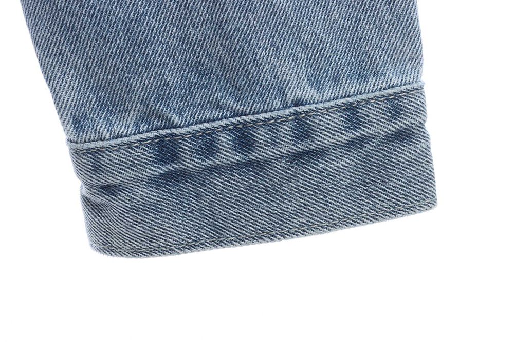 Drew Smiley Washed Distressed Denim Jacket