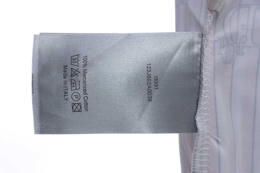 DIOR STRIPED LOGO ALL over Sleeve Shirt