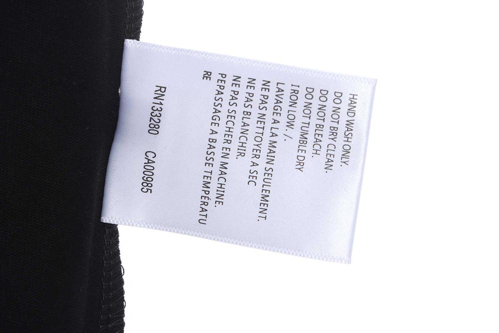 Dior By Erl series embroidered letters short sleeve TSK1