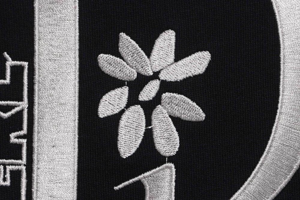 Dior By Erl series embroidered letters short sleeve TSK1