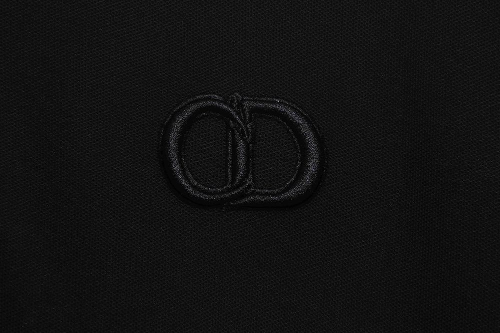 Dior CD Embroidered Short Sleeve POLO