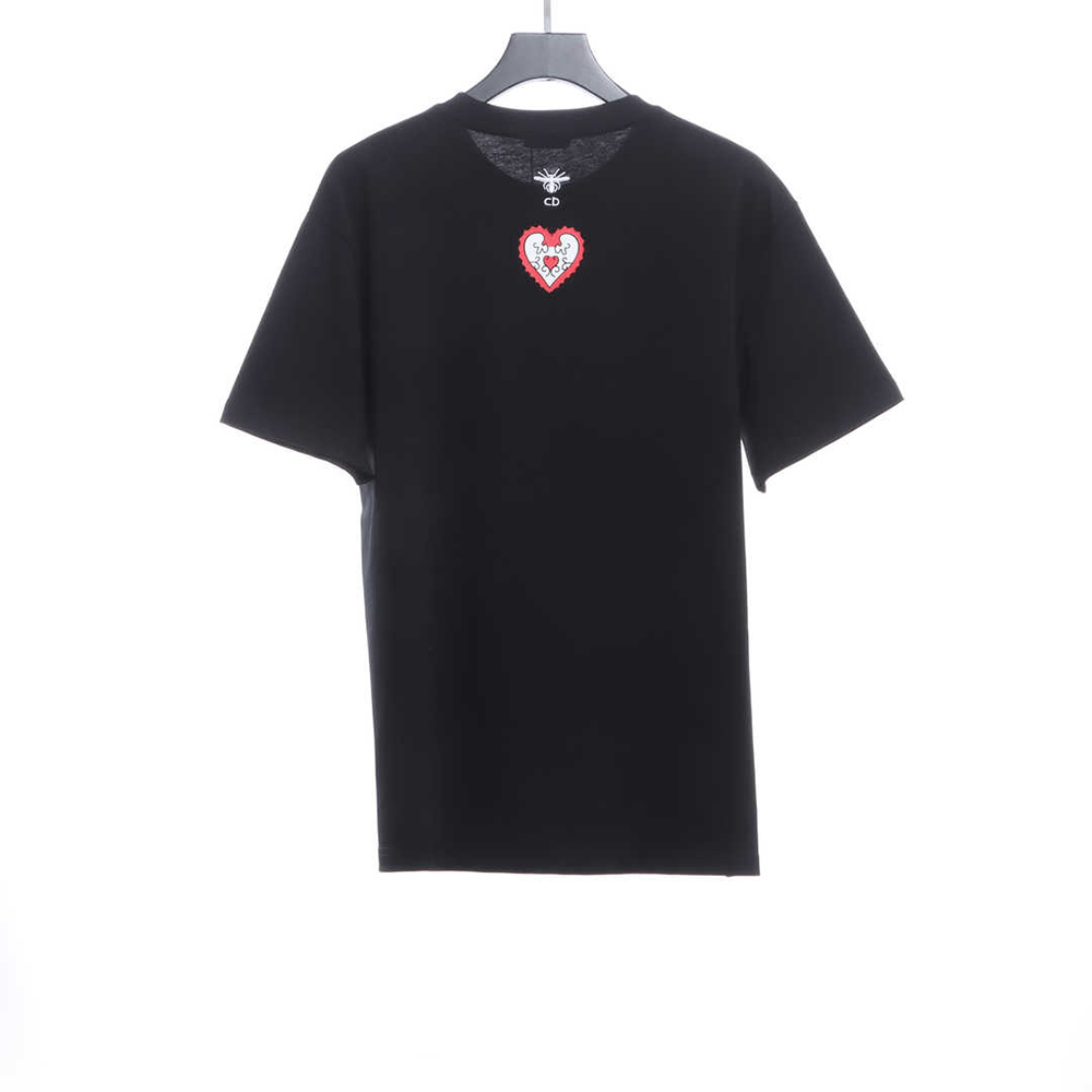 Dior Valentine's Day limited edition heart logo short sleeves