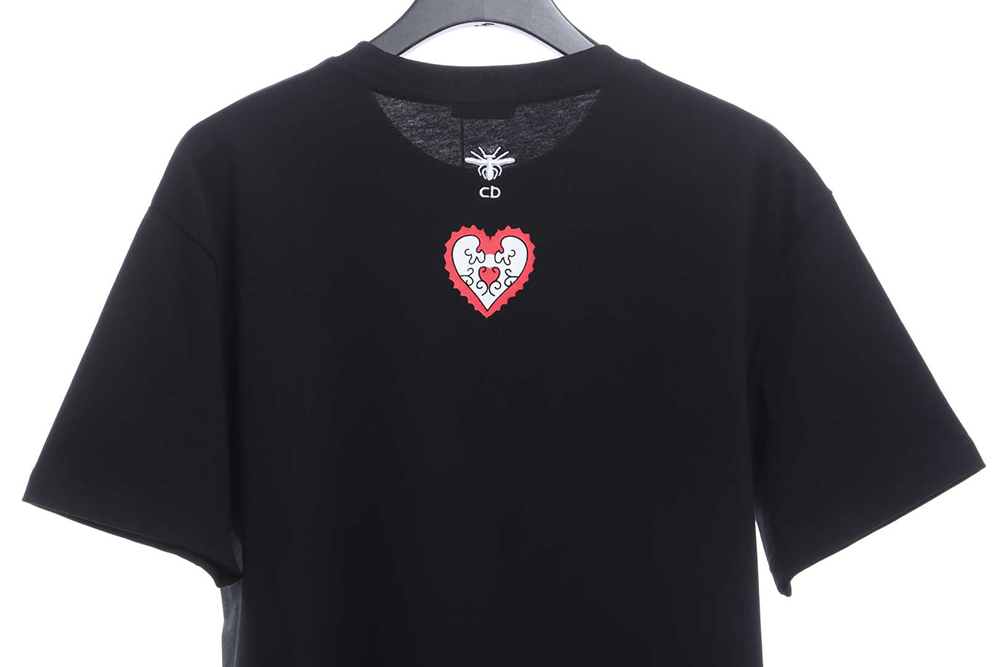 Dior Valentine's Day limited edition heart logo short sleeves