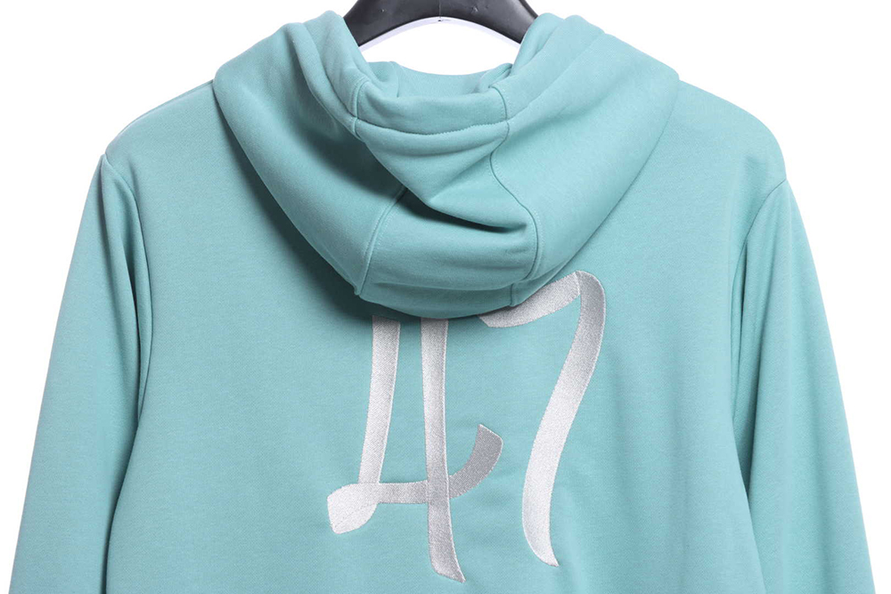 D1or Embroidered Logo Oversized Track Hoodie