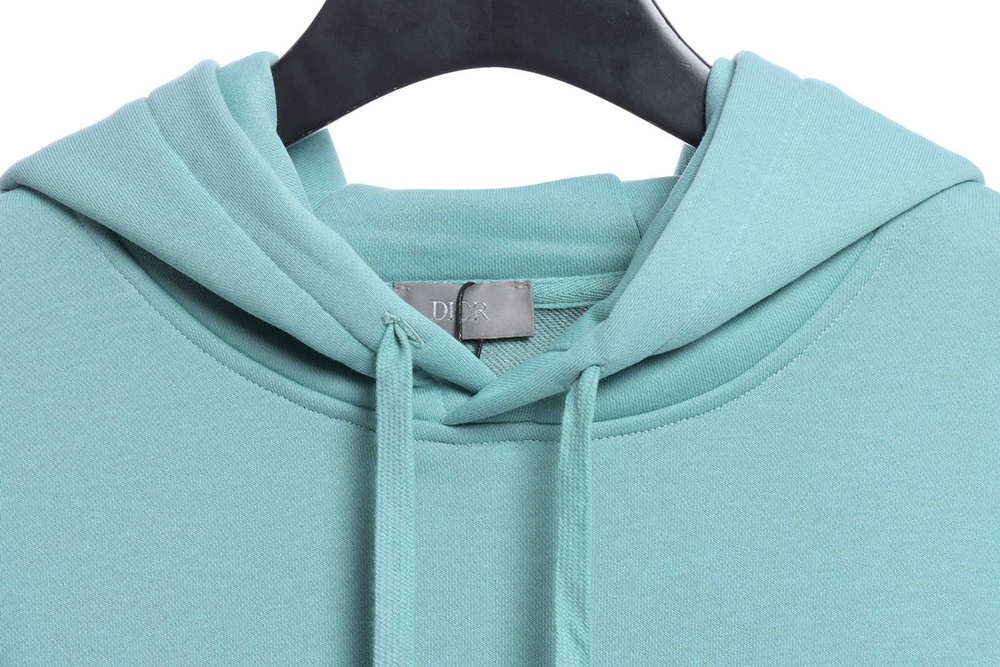 D1or Embroidered Logo Oversized Track Hoodie