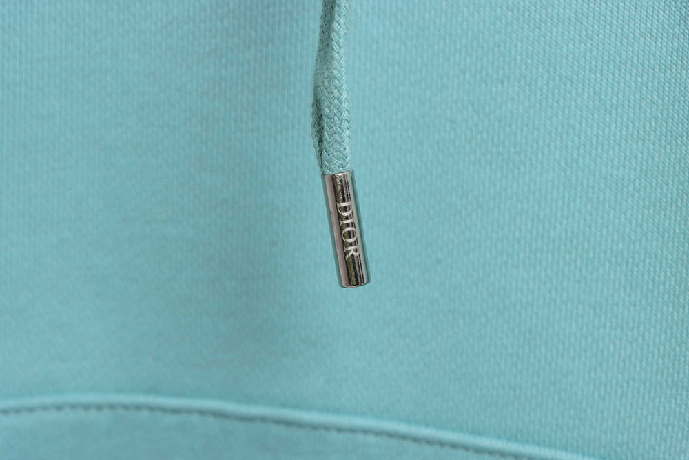 D1or Embroidered Logo Oversized Track Hoodie