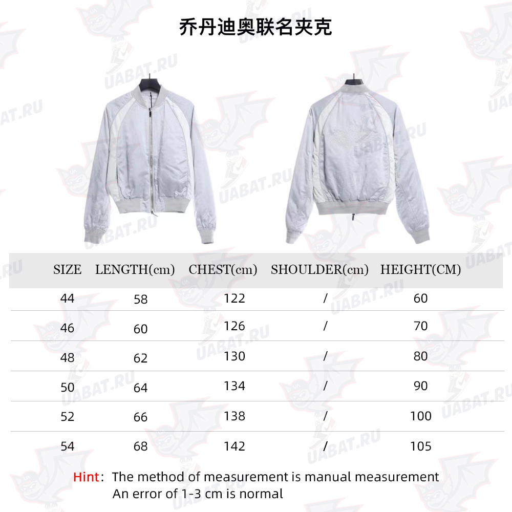 D1or x AJ Joint Flying Wing Embroidered Dark Flying Silver Jacket