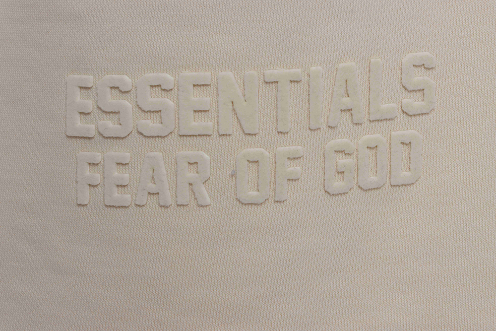 Double thread flocking letter small label shorts TSK1