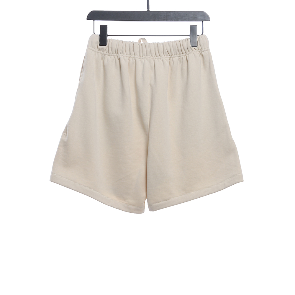 Double thread flocking letter small label shorts TSK1