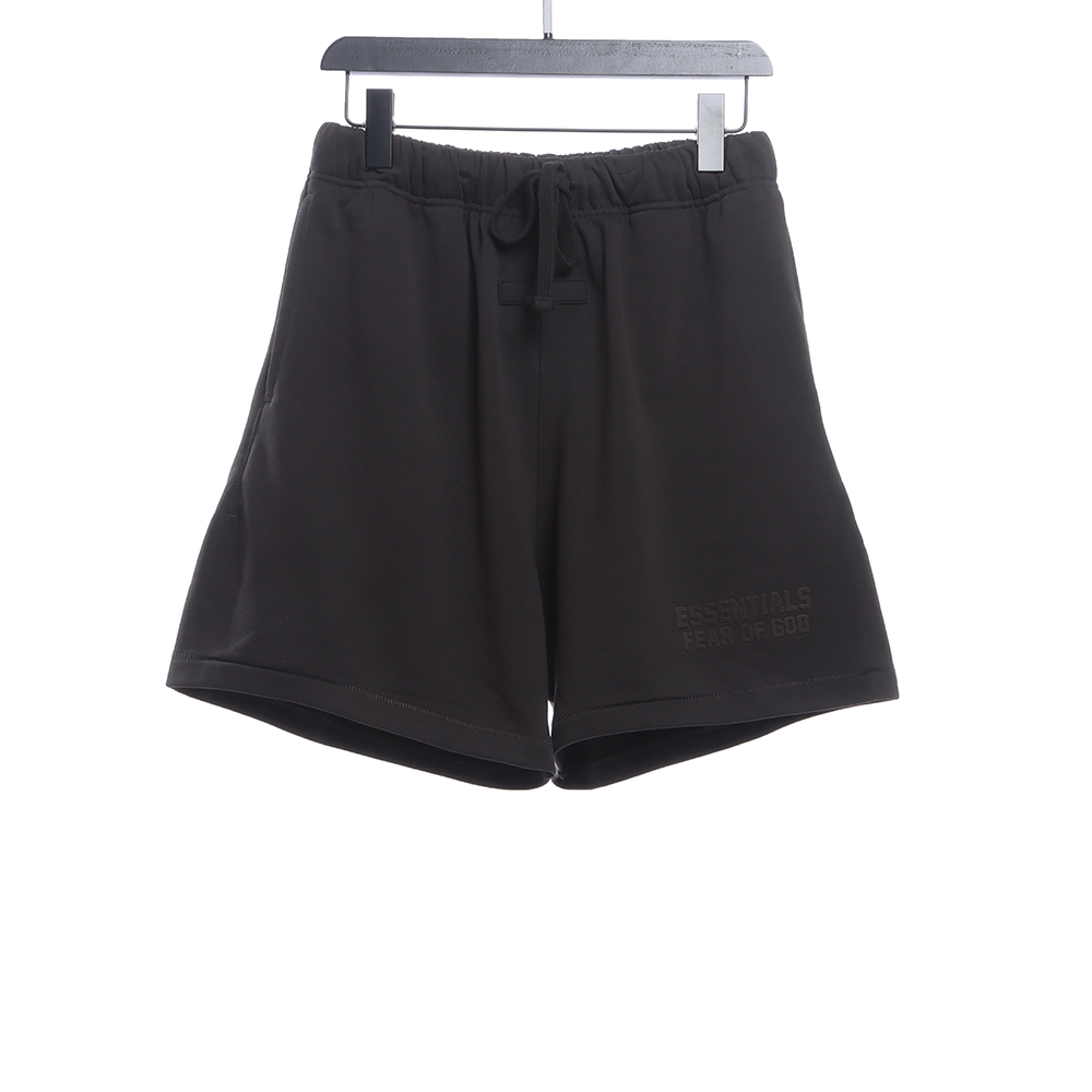 Double thread flocking letter small label shorts TSK2