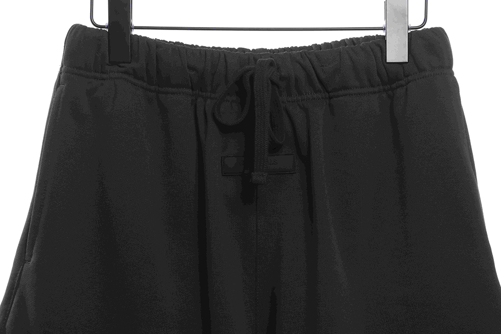 Double thread flocking letter small label shorts TSK2