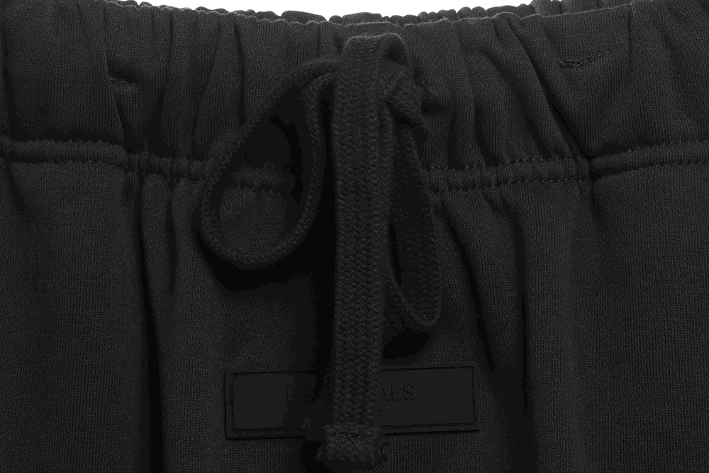Double thread flocking letter small label shorts TSK2