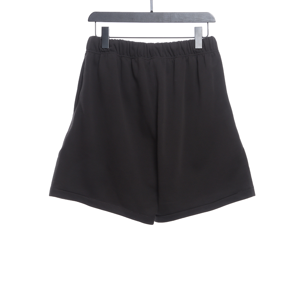 Double thread flocking letter small label shorts TSK2