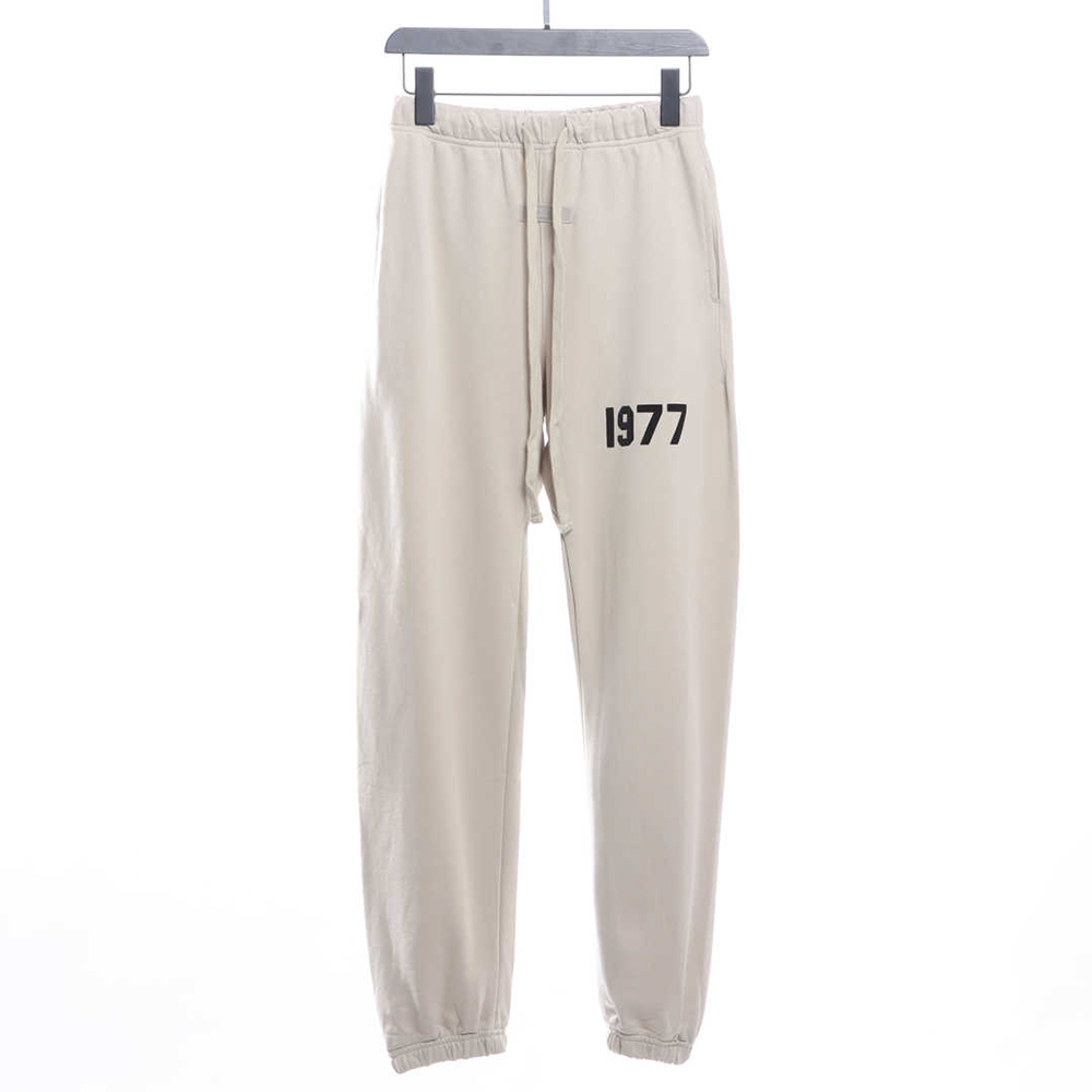 Double line 1977 flocking printed trousers TSK1
