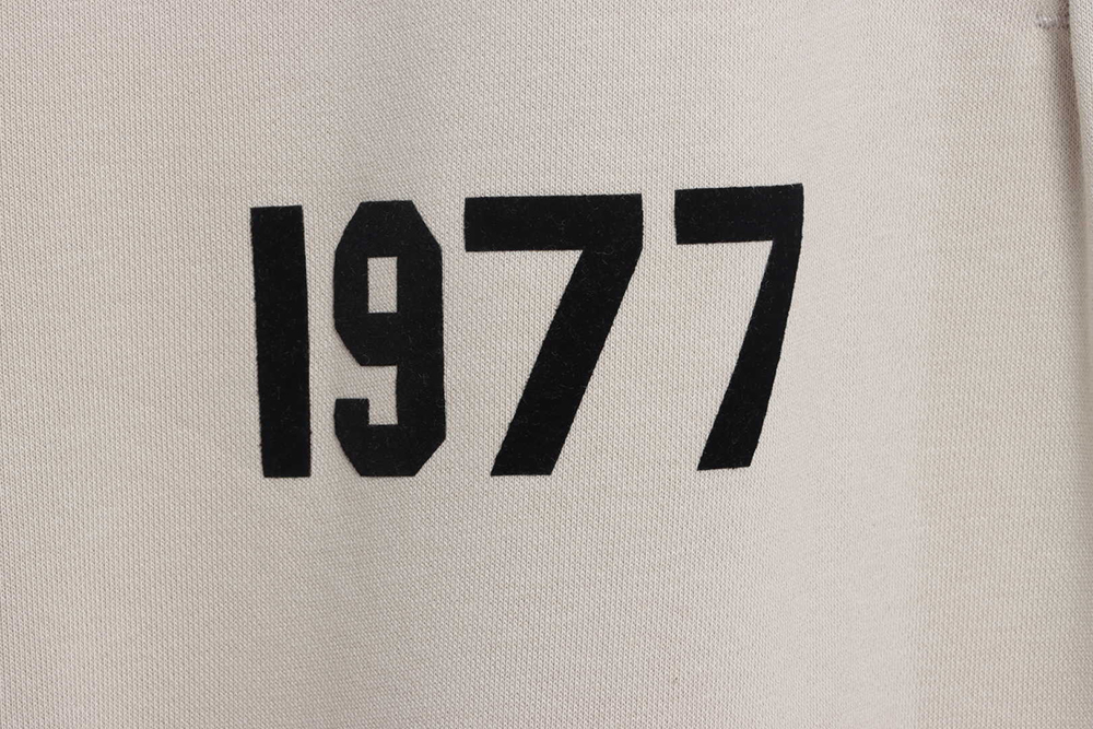 Double line 1977 flocking printed trousers TSK1