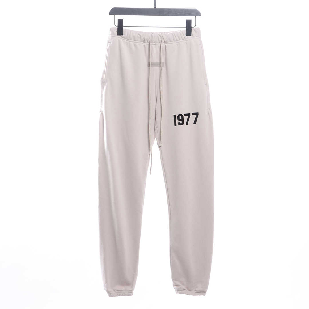 Double line 1977 flocking printed trousers TSK2