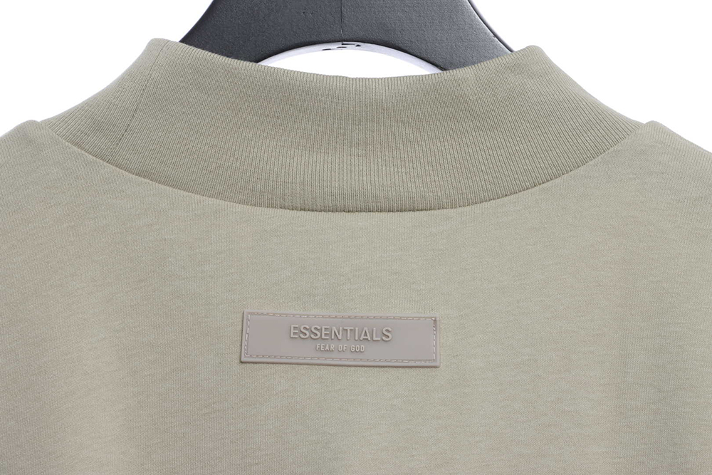 Double-line 1977 flocking print long-sleeved T