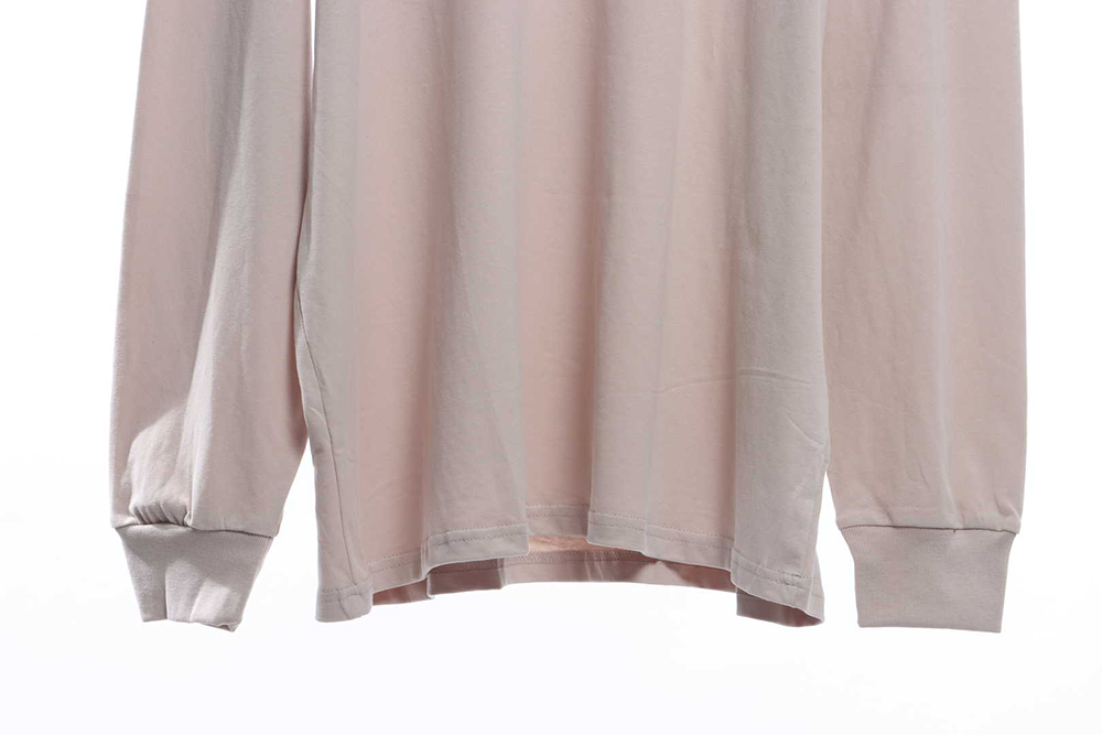 Double line 1977 flocking print long sleeve TTSK1