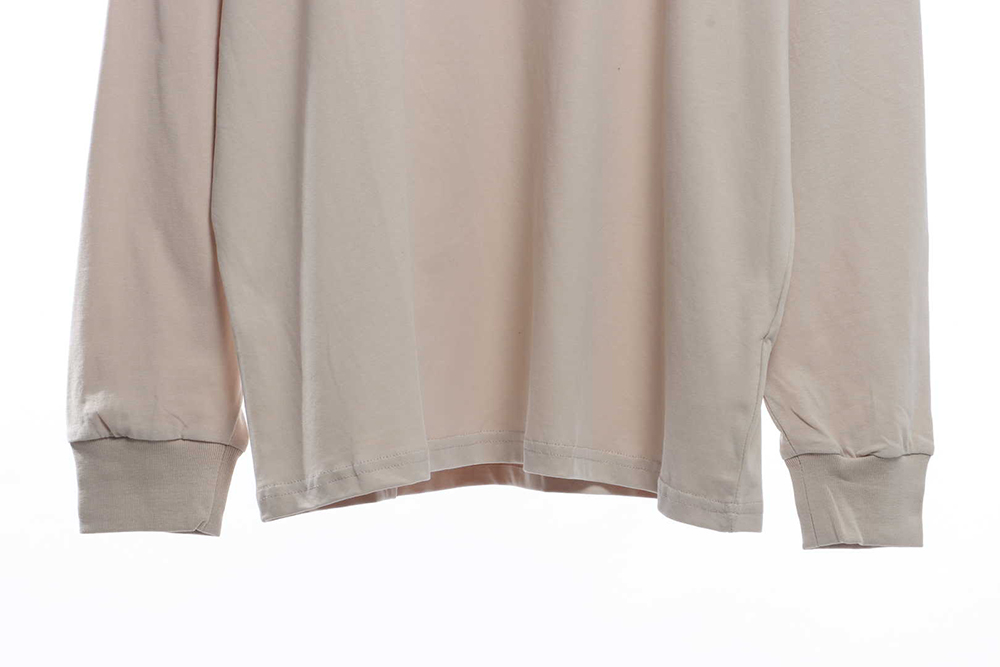 Double line 1977 flocking print long sleeve TTSK2