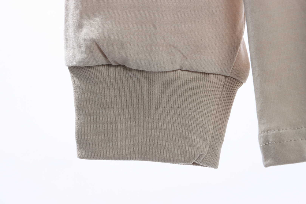 Double line 1977 flocking print long sleeve TTSK2