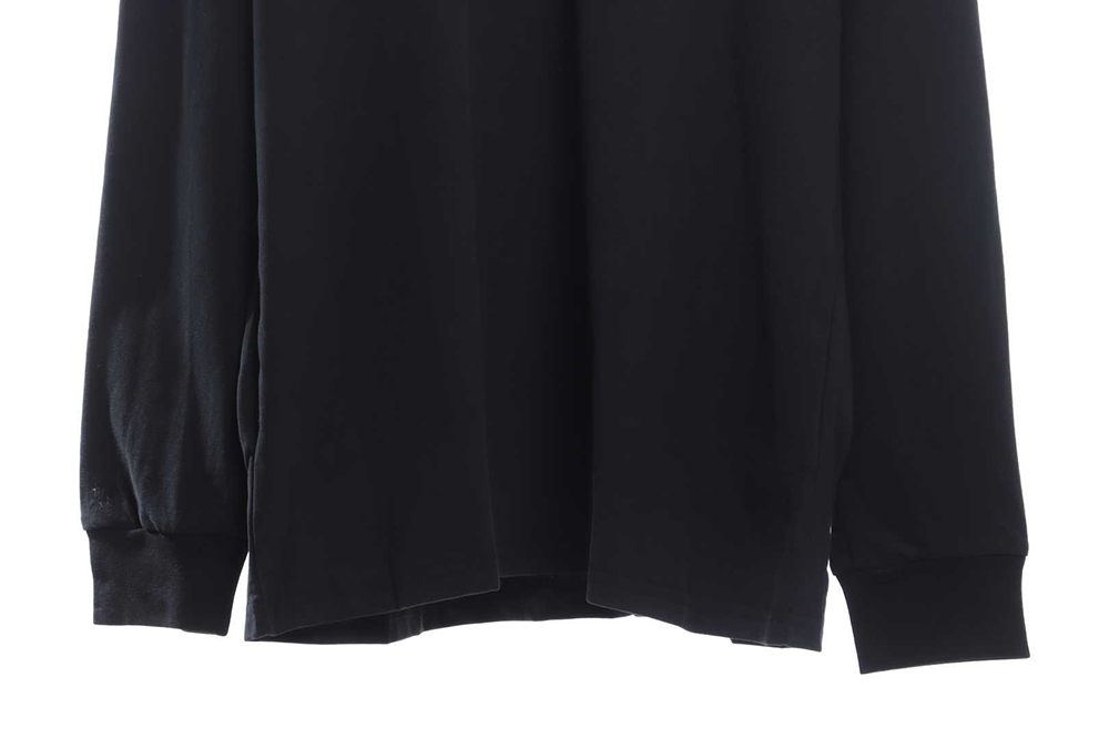 Double line 1977 flocking print long sleeve TTSK3