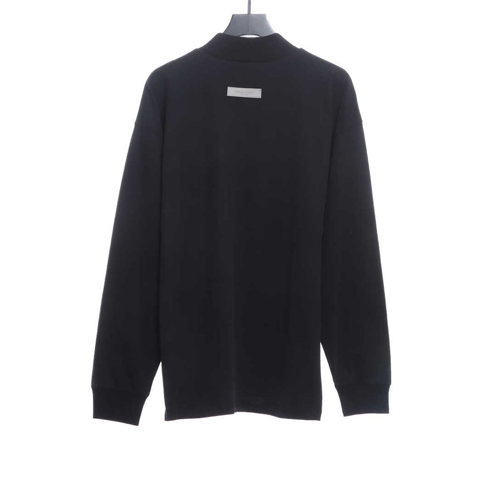 Double line 1977 flocking print long sleeve TTSK3