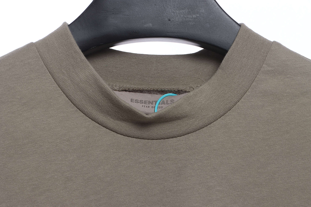 Double line double row large letter flocking short sleeve TSK1