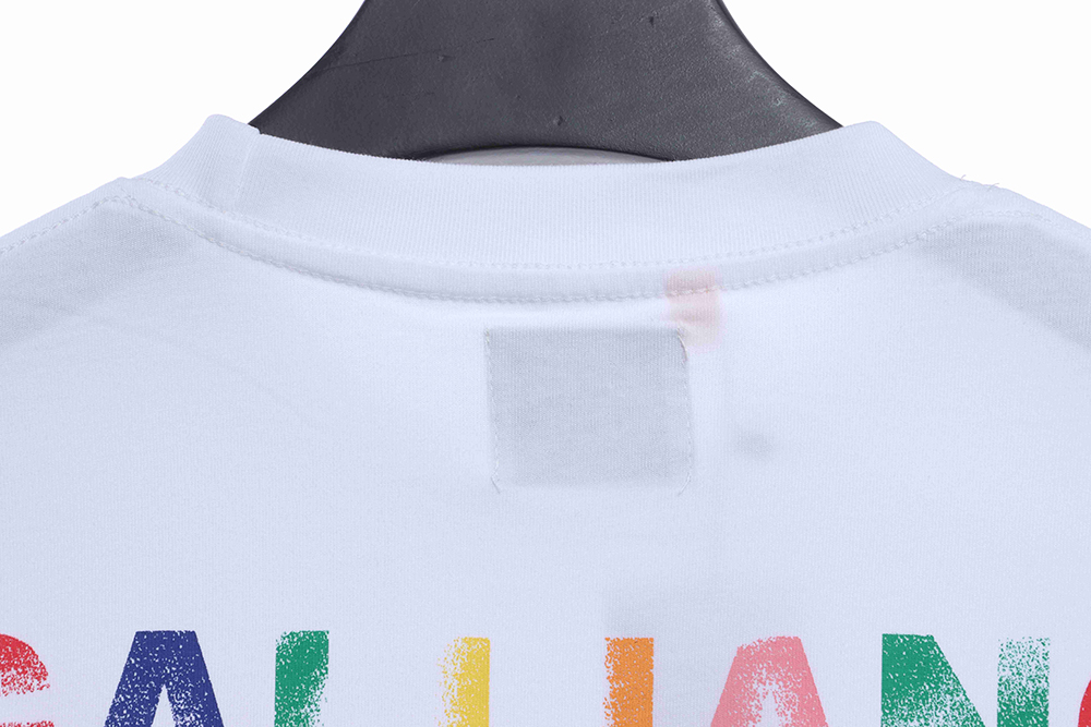 Gallery Dept rainbow letter print short sleeve TSK1