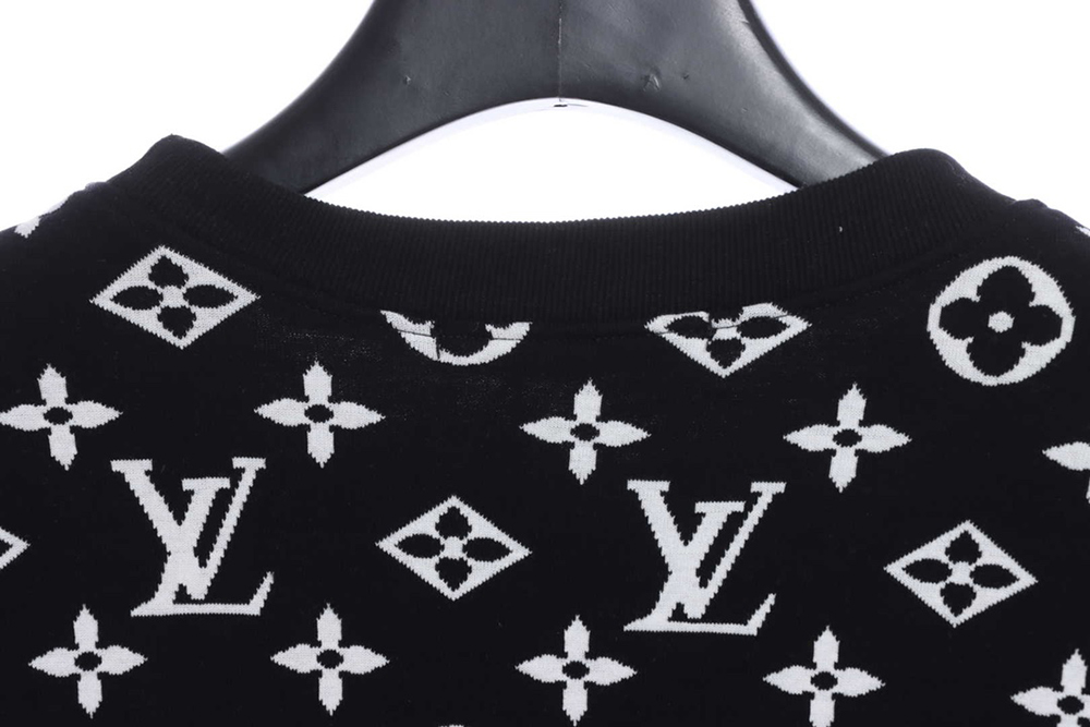 Louis Vuitton full pattern presbyopia jacquard sweater