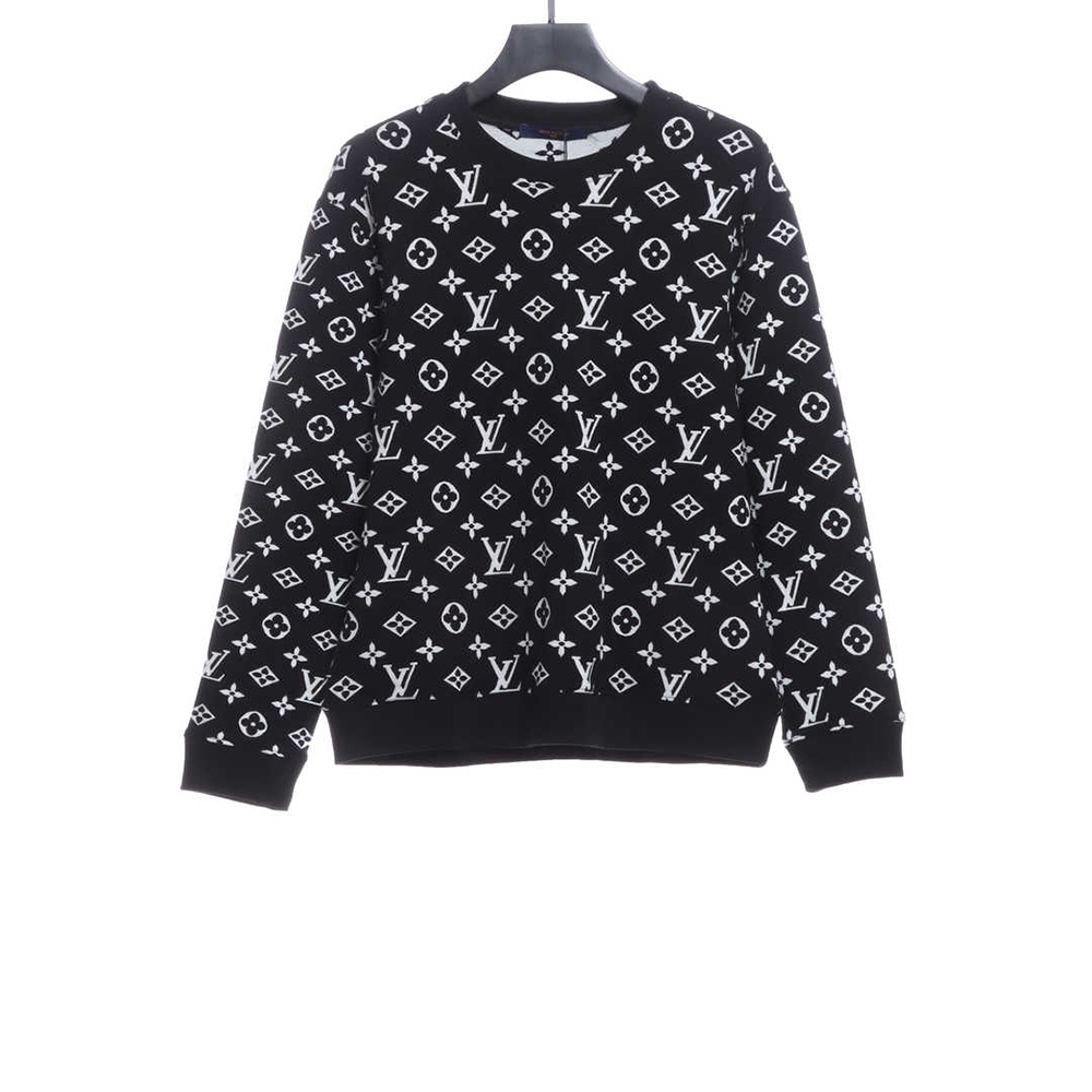 Louis Vuitton full pattern presbyopia jacquard sweater