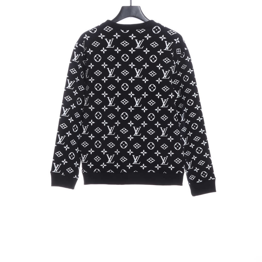 Louis Vuitton full pattern presbyopia jacquard sweater