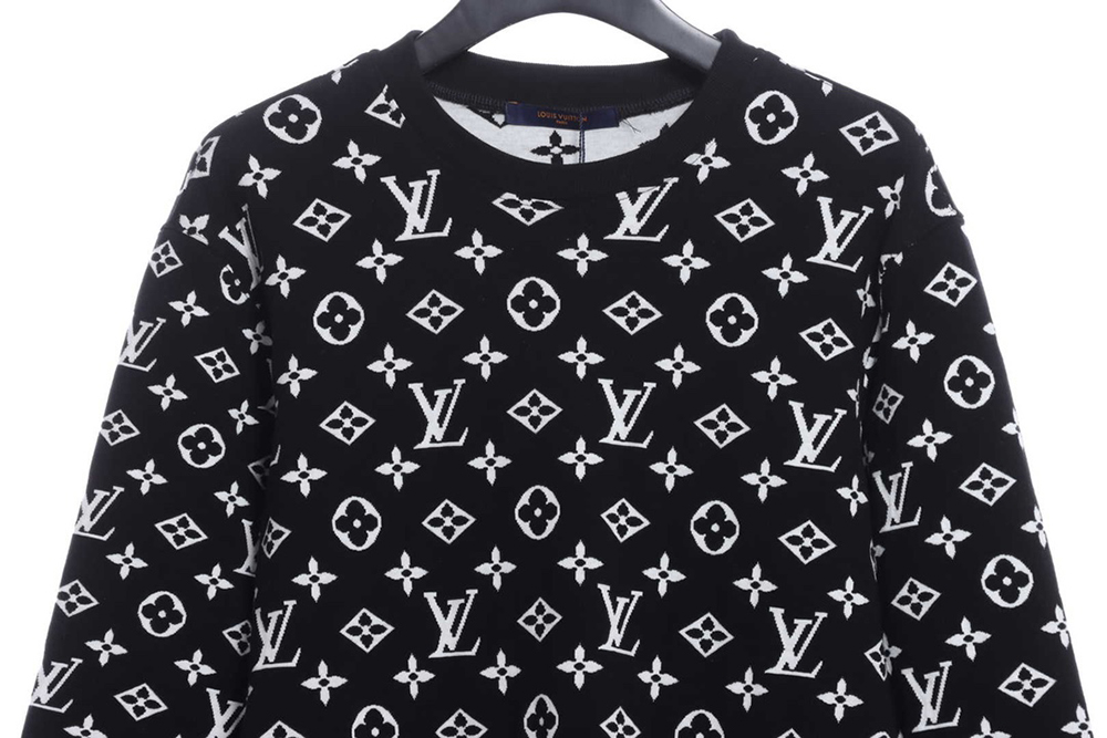 Louis Vuitton full pattern presbyopia jacquard sweater