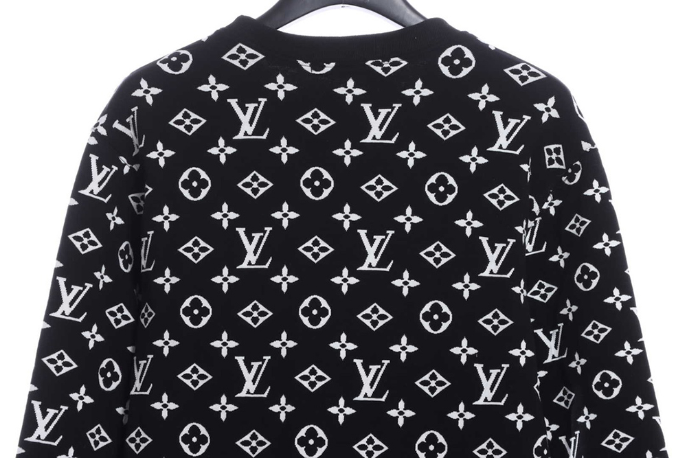 Louis Vuitton full pattern presbyopia jacquard sweater